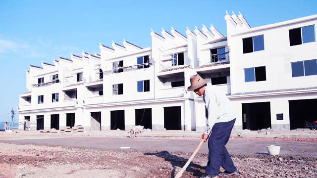 鳳鳴太地村農(nóng)民集中安置點(diǎn)即將完工